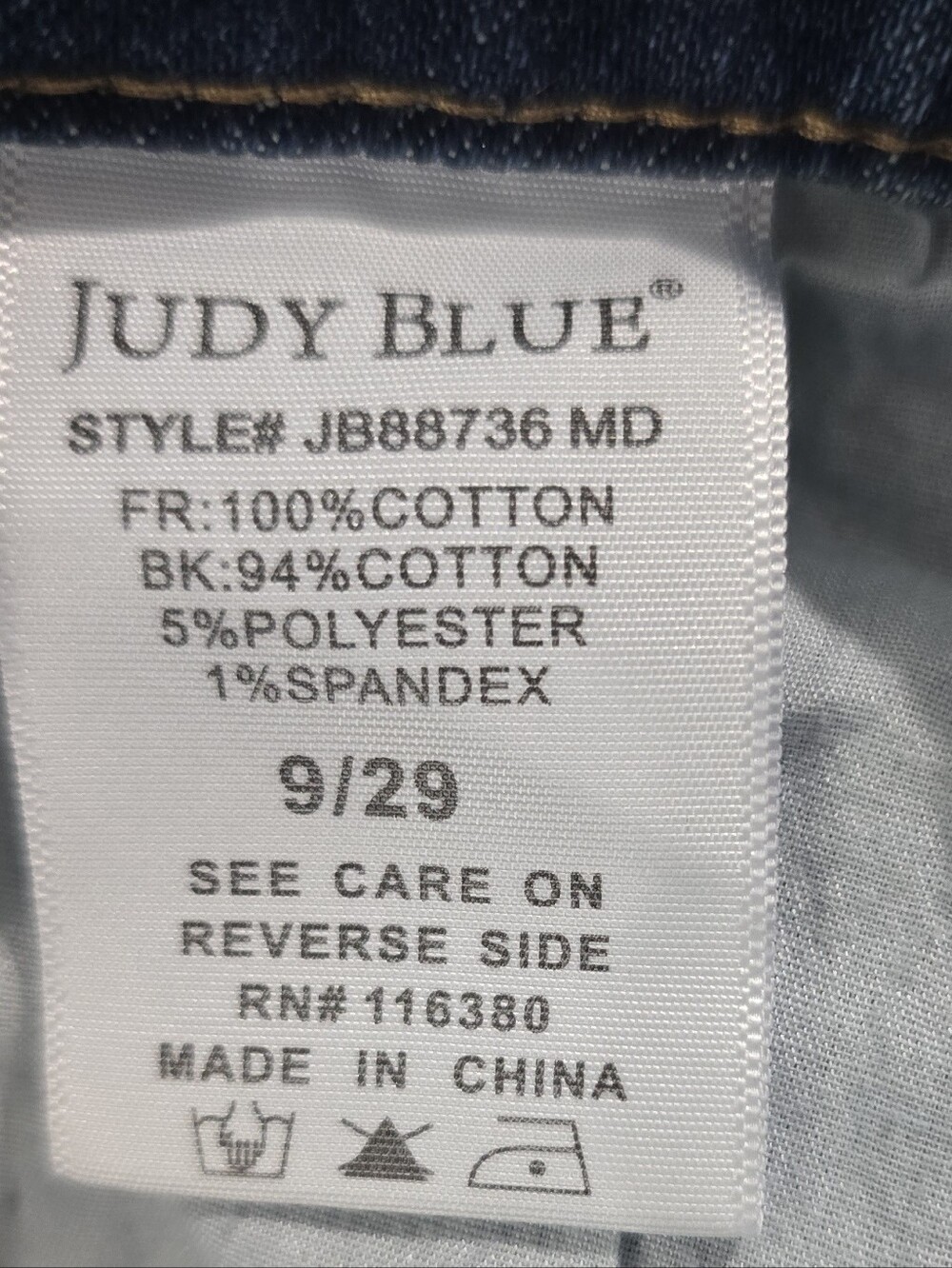 Judy Blue Rigid Magic High Rise Straight Leg Jeans - Picture 4 of 4